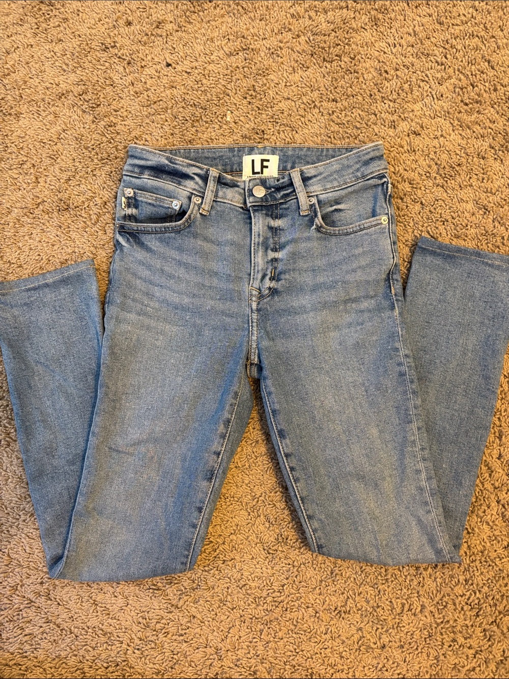 LF Medium Wash High-Rise Skinny Jeans